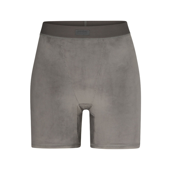 SKIMS Velour Bike Short | Gunmetal - Picture 1 of 3
